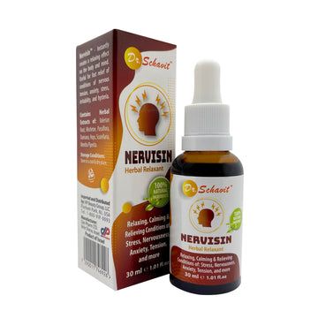 NERVISIN Anxiety Drops- Calm and Relaxing Herb Extract Organic Liquid Supplement for Adults- Vegan Tension Reliever Drops